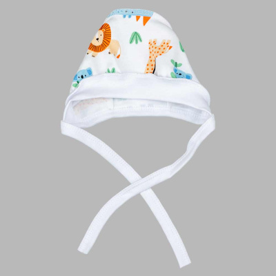 Чепчик Зоопарк Чуди Кидс 455125-8 размер 36 белый